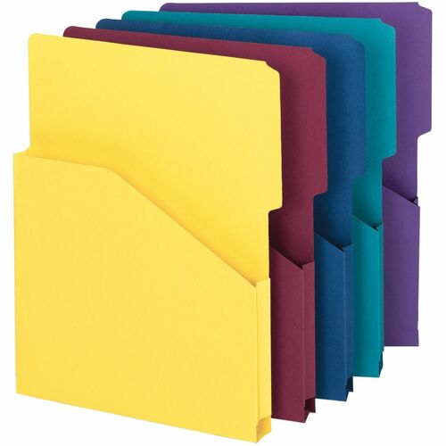 Jacket, File, Expanding, Letter, Assorted 5/PK