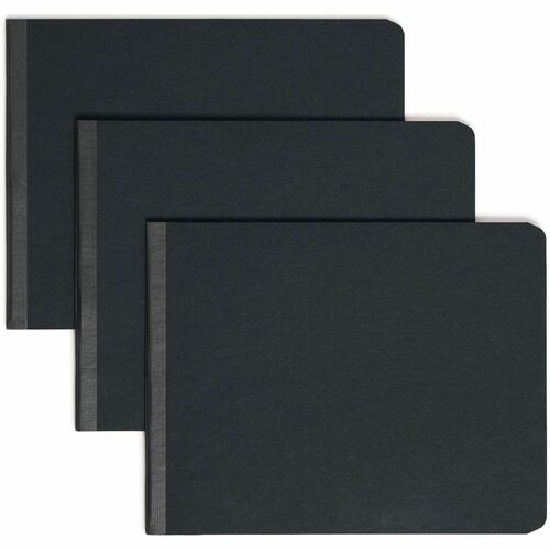 Cover, Pressboard, Top, 8.5x11, Black