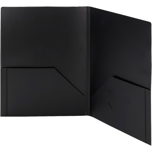 Folder, 2 Pocket, Letter, Clear 5/PK