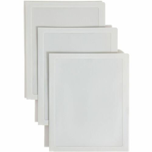 Folder, 2 Pocket, Letter, Clear 5/PK