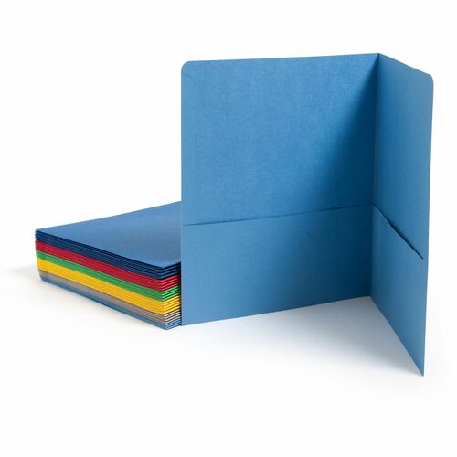 Folder, 2 Pocket, Letter, Assorted 25/BX