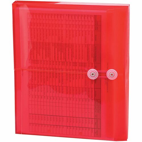 Envelope, Self-Delivered, Letter, Red 5/PK