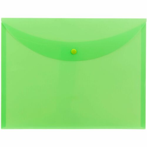 Envelope, Letter, Tear Proof/Lead, Poly, Green 10/BX