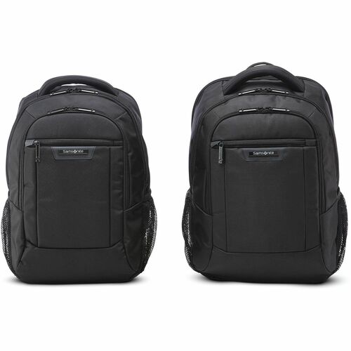 Backpack, For 15.6" Laptop, TSA-Friendly, Polyester, Black