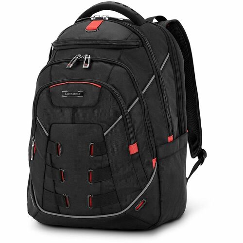 Backpack, for 17" Laptop, Ballistic Polyester, Black