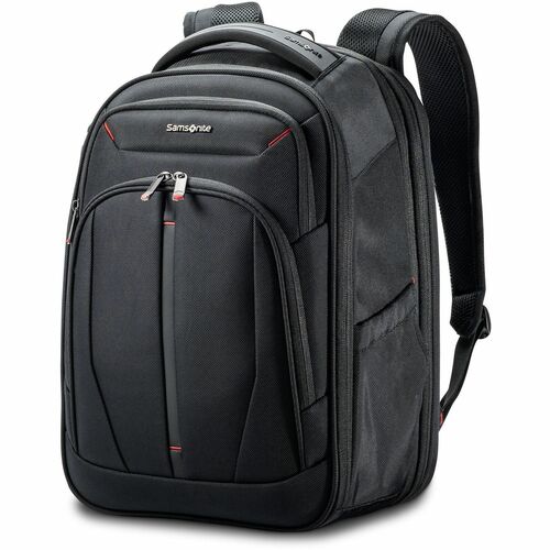 Backpack, Expandable, Ballistic Polyester, Mesh Back, Black