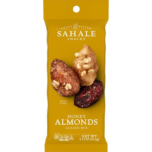 Honey Almonds Glazed Snack Mix, 1.5 oz., Yellow 18/CT