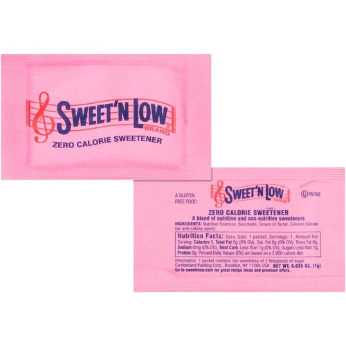 Sugar Substitute, Sweet N Low, 1g Packet 400/BX