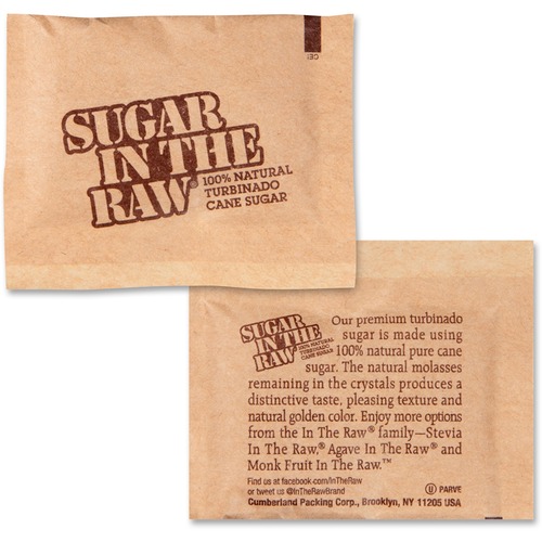 Sugar In The Raw, Single Serve, Brown 400/CT