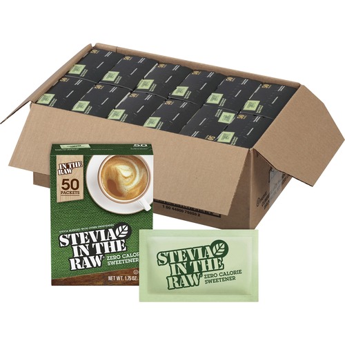 Sweetener, Stevia, In-The-Raw, 50/BX 12/CT