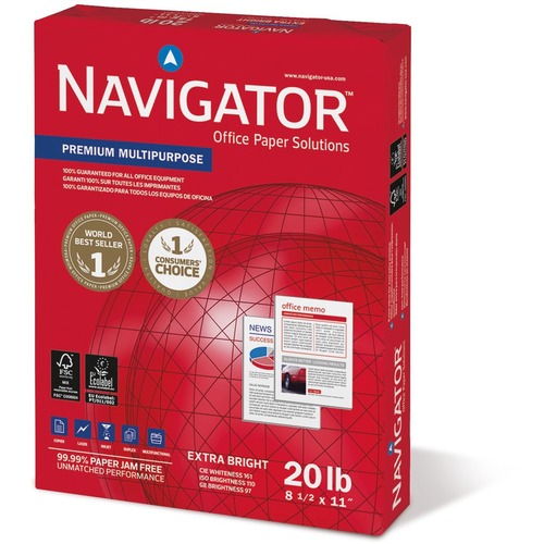 Paper, Nav, 20#, 97 Bright, 8.5 x 11 10/CT