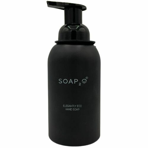 Soap Bottle, Ceramic, 350 ml, Black