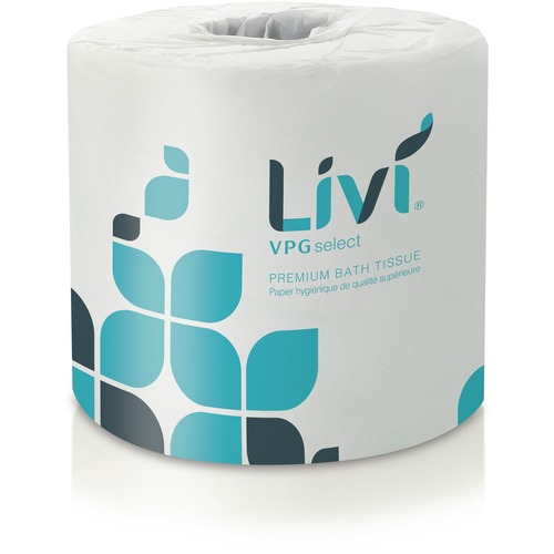 Bath Tissue, 2-Ply, 500 Sheet, 4-1/10" W x 3-3/4" L, White 80/CT
