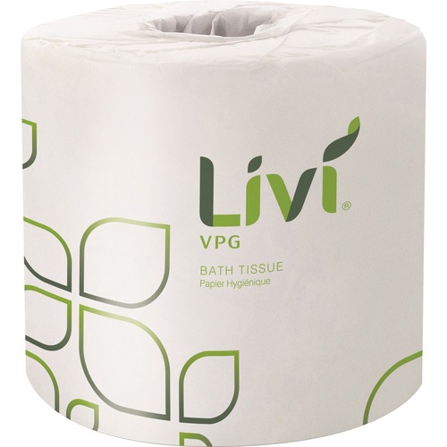 Bath Tissue, 2-Ply, 500 Sht/Roll, 4.06" W x 3.66" L, White 96/CT