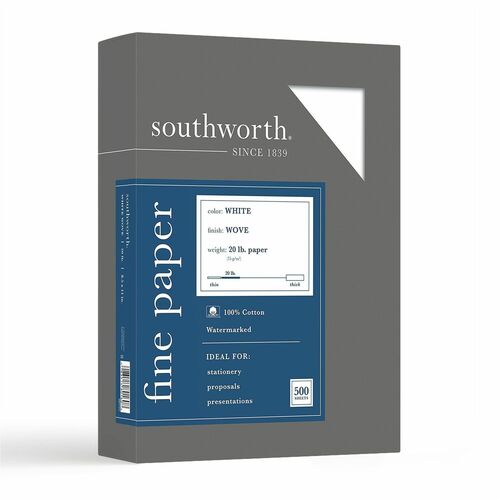 Paper, 100% Cotton, 20#, We 500/BX