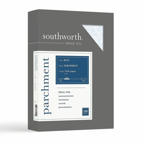 Paper, Parchment, 24#, Blue 500/BX