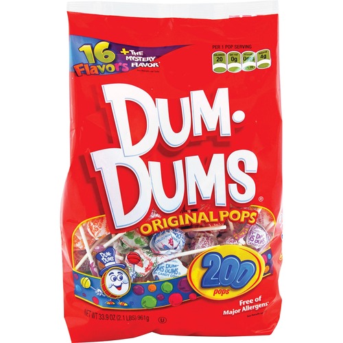 Dum Dum Pops, Assorted 200/BG