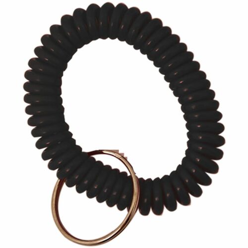 Keyring, Coil, Wrist 6/PK