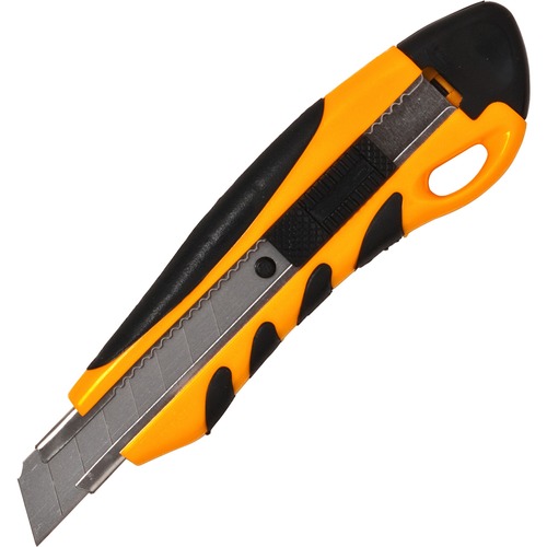 Knife, Rubber Grip, Yellow