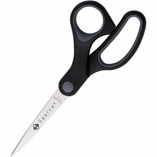 Scissors, Rubber, Straight, 7"