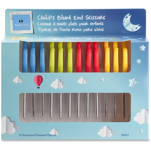 Scissors, Kids, Blunt, 5" 12/PK