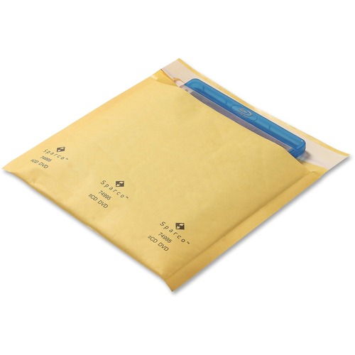 Cushioned Bubble Mailer CD/DVD, 7-1/4" x 8", GD 25/PK