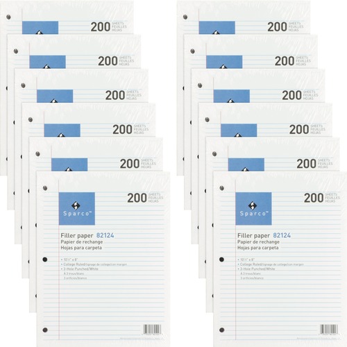 Paper, Filler, Ceiling, 10.5x8, 200 Sheets 12/BD
