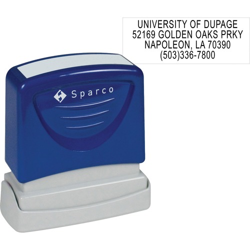 Stamp, Custom, Return Address