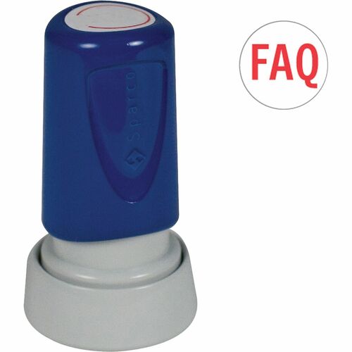 Inspection Stamp, Large, 5/8" Impression, 1-3 Lines, Max Char 6