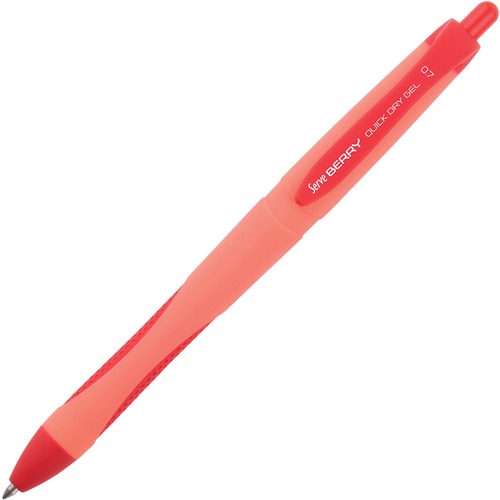 Gel Pen, Quick Dry, Red