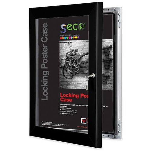 Case, Poster, Locking, 24 X 36, Black