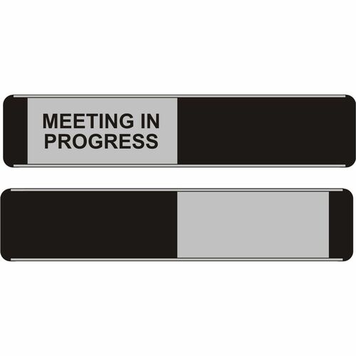Door Sign, Meeting in Progress