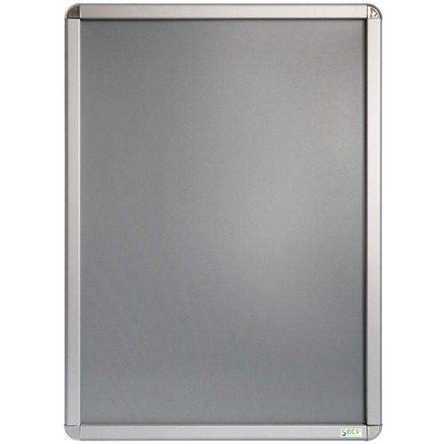 Snapframe, Round, Aluminum, 24x36, Silver