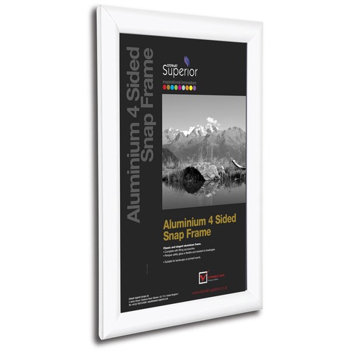 Snapframe, Aluminum, 24x36, White