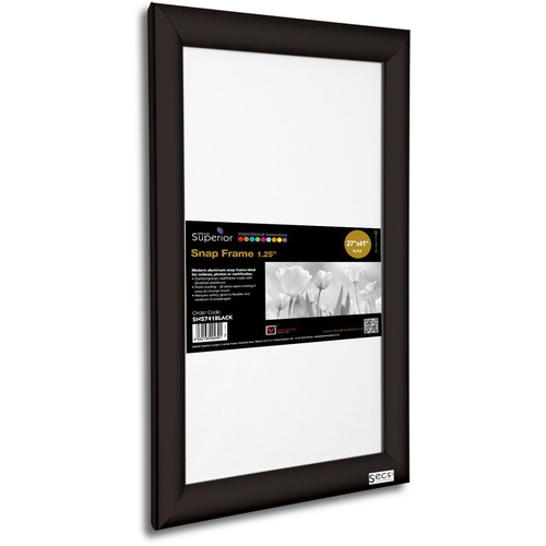 Snapframe, Aluminum, 27 X 41, Black
