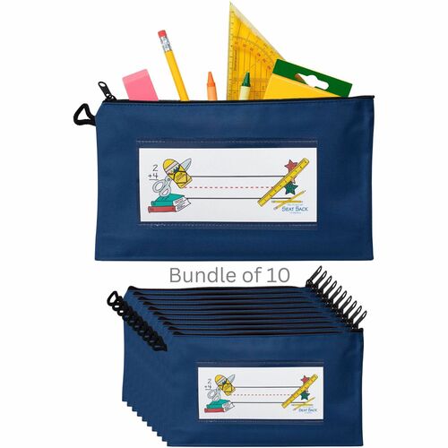 Pouch, Pencil, Blue 10/CT