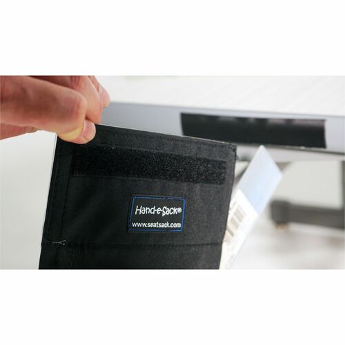 Pouch, Desk, Adhesive, Black 10/CT