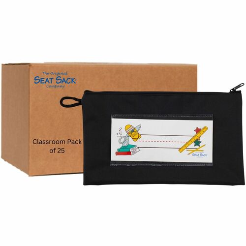 Pouch, Pencil, Black 25/CT