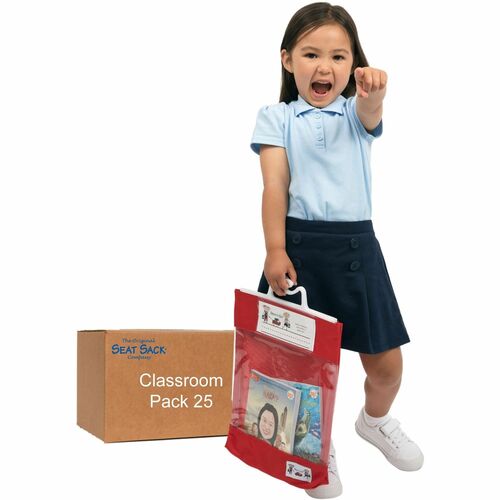 Bag, Book, Pouch, Red 25/CT