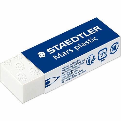 Eraser, Mars Plastic, White 20/BX