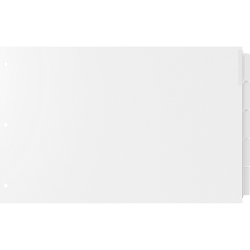 Dividers, Index, 8.5x14, 5 Tab 5/ST