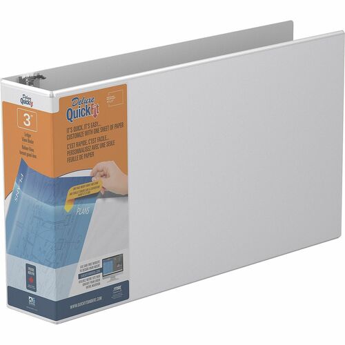 Binder, Quick Fit, Ledger, D Ring, 3"