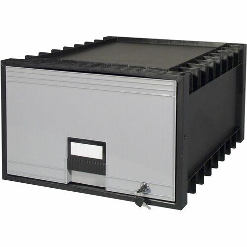 Drawer, Archive, Legal, Black/Gray