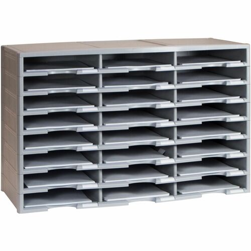 Organizer, Lit, 24 Compartment, Gray