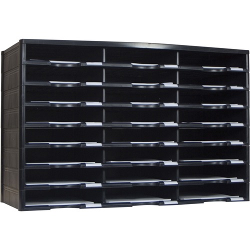 Organizer, Lit, 24 Compartment, Black