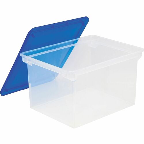 File, Letter/Legal, Tote, Clear 4/CT