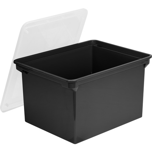 File, Letter/Legal, Tote, Black 4/CT