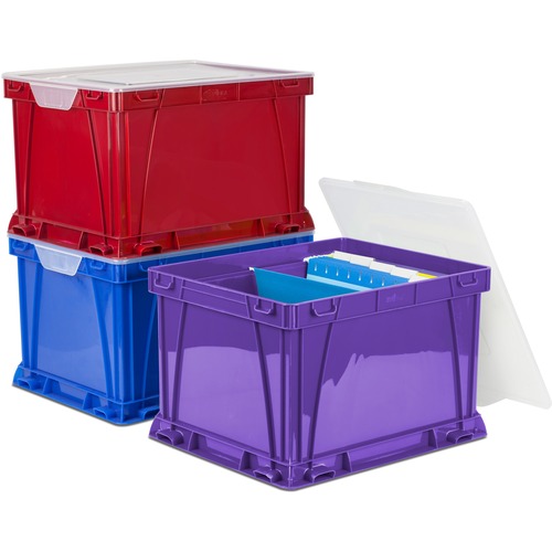 Storage Cubes, Plastic, 14-1/4"x17-14"x10-1/2", Ast 3/ST