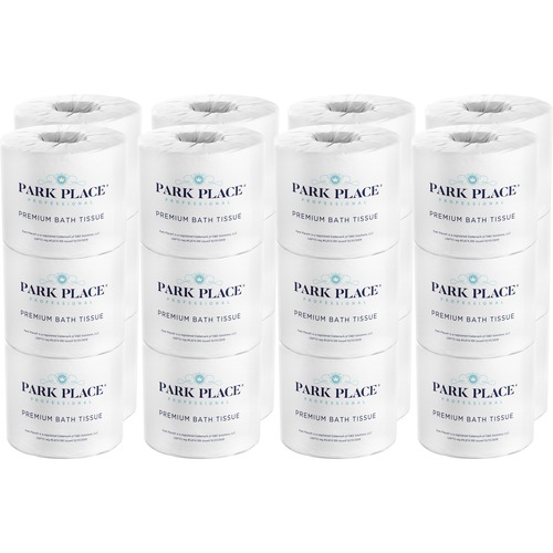 Bath Tissue, Embossed, 2-Ply, 420 Sht/RL, Bright White 24/CT