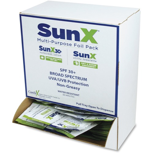 Sunscreen, SPF30, and Wipe, Combo